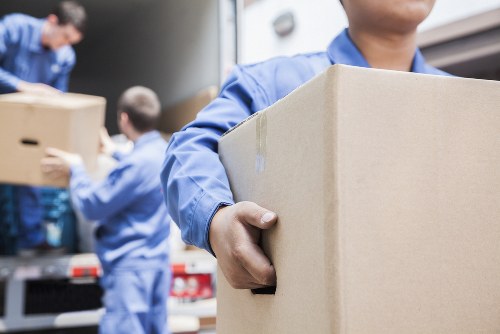 Packing boxes for a home move in Collierswood