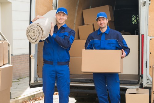Professional van loading furniture for transport in Collierswood