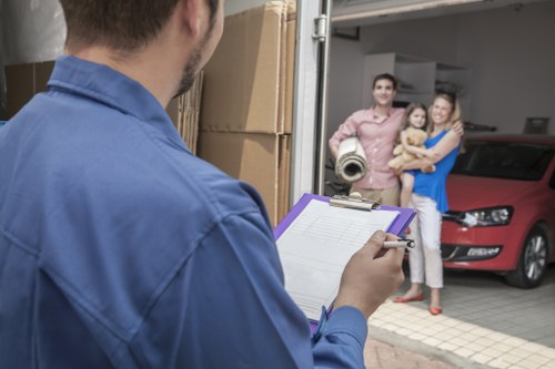 Man With A Van Collierswood pricing overview with a moving van and household items