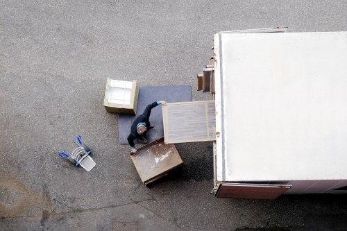 Flat removal team loading furniture carefully for a Collierswood relocation