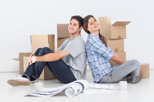 Commercial and residential removals van service in Colliers Wood