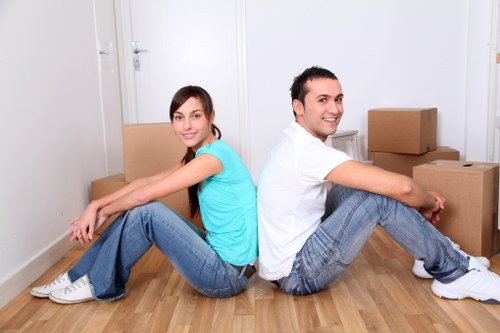 Business removal service transporting office equipment in Collierswood