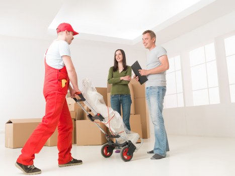 Sustainable house move with recycling and reuse items