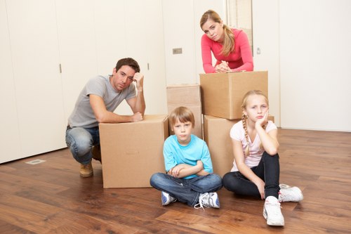 House removalists in Collierswood organizing a moving day plan and packing materials