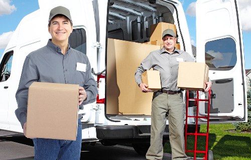 Charity donation items and reusable furniture from a Colliers Wood move