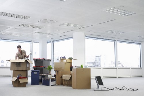 Removing sofas and other large items from a Colliers Wood property