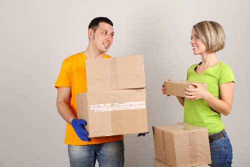 Customer booking and scheduling a van service