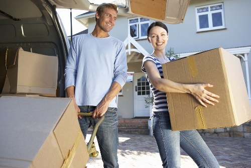 House movers planning access and parking near Colliers Wood