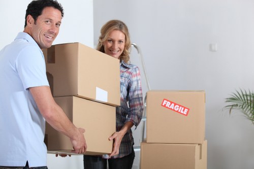 Safe transport of office furniture and IT equipment during a Colliers Wood move